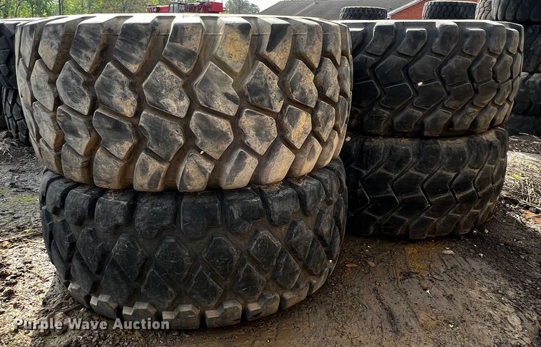 image for item MF9836 (4) 29.5R25 tires
