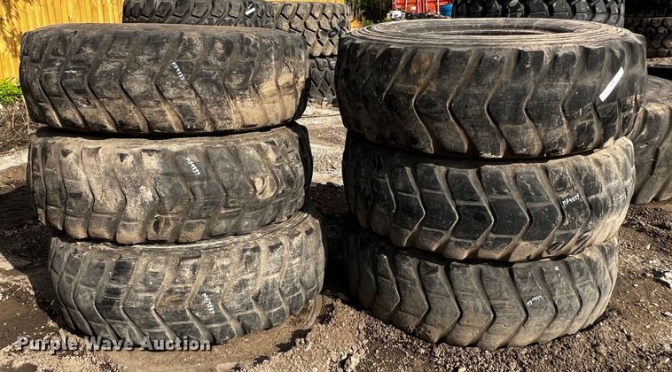 image for item MF9837 (6) 17.5R25 tires