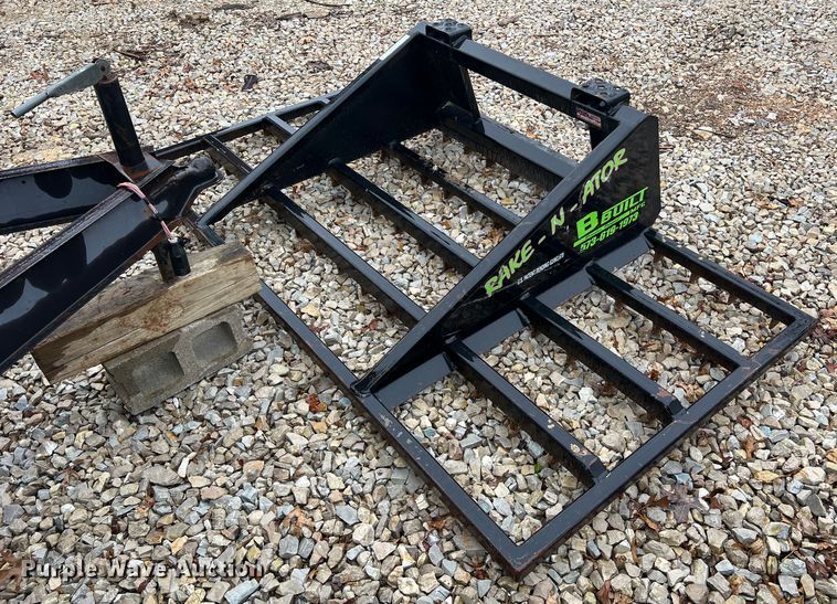 image for item MM9246 B Built  skid steer landscape rake