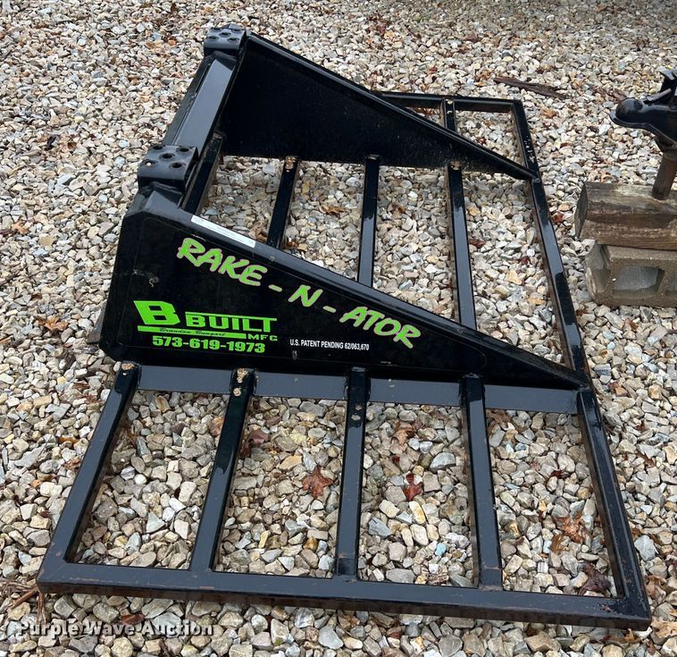 image for item MM9246 B Built  skid steer landscape rake