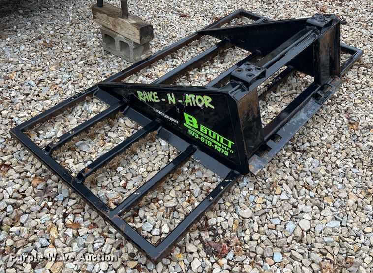image for item MM9246 B Built  skid steer landscape rake