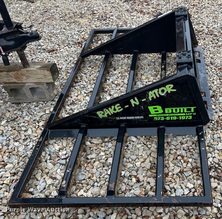 image for item MM9246 B Built  skid steer landscape rake