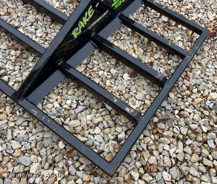 image for item MM9246 B Built  skid steer landscape rake