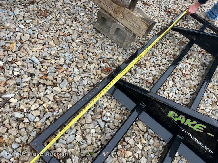 image for item MM9246 B Built  skid steer landscape rake