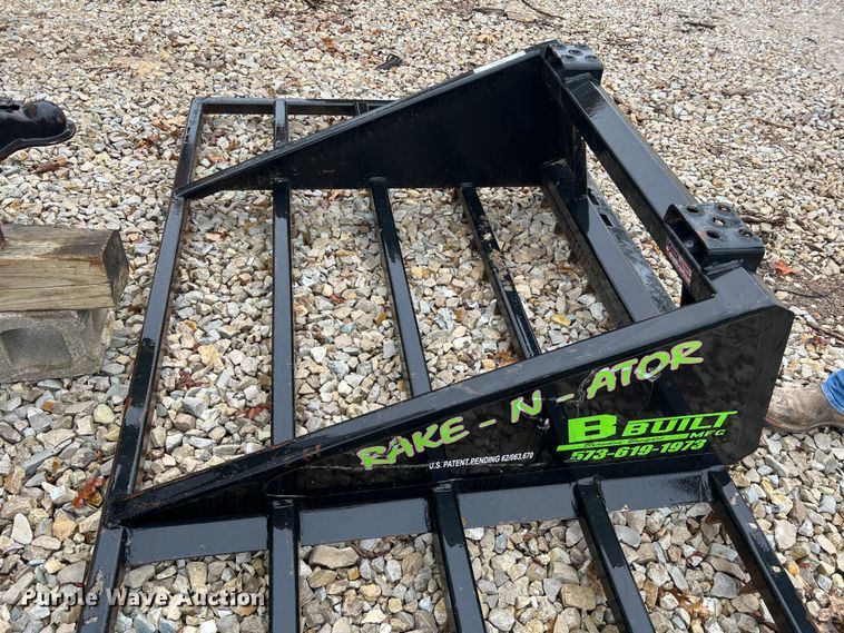 image for item MM9246 B Built  skid steer landscape rake