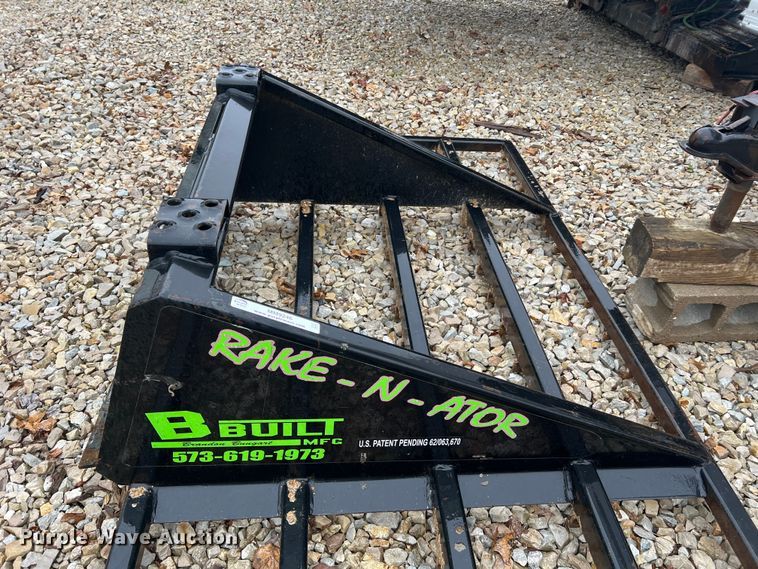 image for item MM9246 B Built  skid steer landscape rake