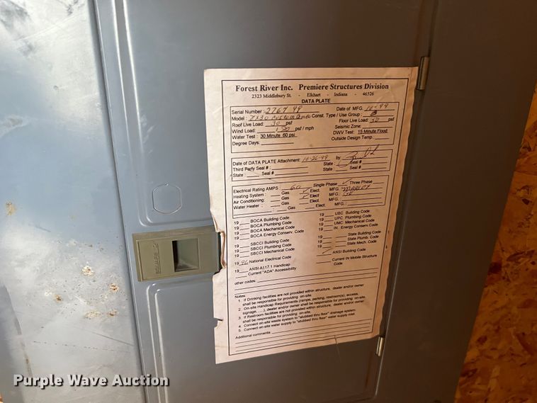 image for item MM9248 1999  office trailer