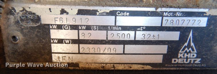 image for item MP9171 Ingersoll Rand P-375A-W-D  air compressor