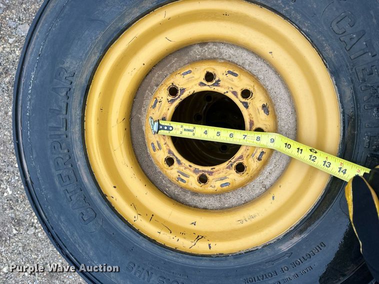 image for item MP9193 (4) 12-16.5 NHS foam filled skid steer tires and wheels