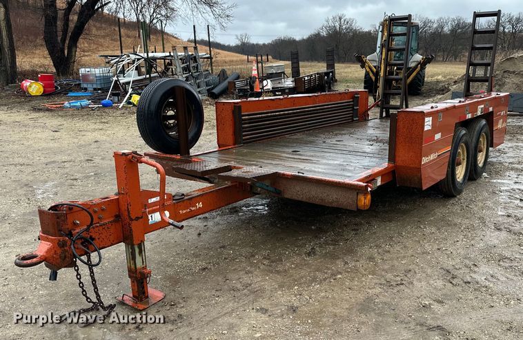 image for item MP9195 1992 Ditch Witch TP14J  equipment trailer
