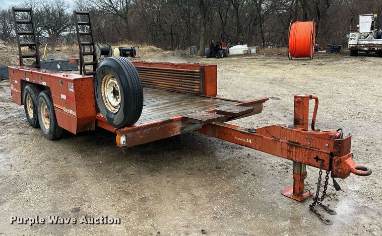 image for item MP9195 1992 Ditch Witch TP14J  equipment trailer