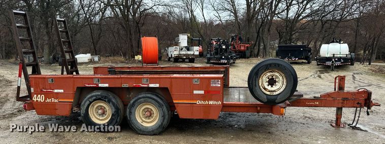 image for item MP9195 1992 Ditch Witch TP14J  equipment trailer