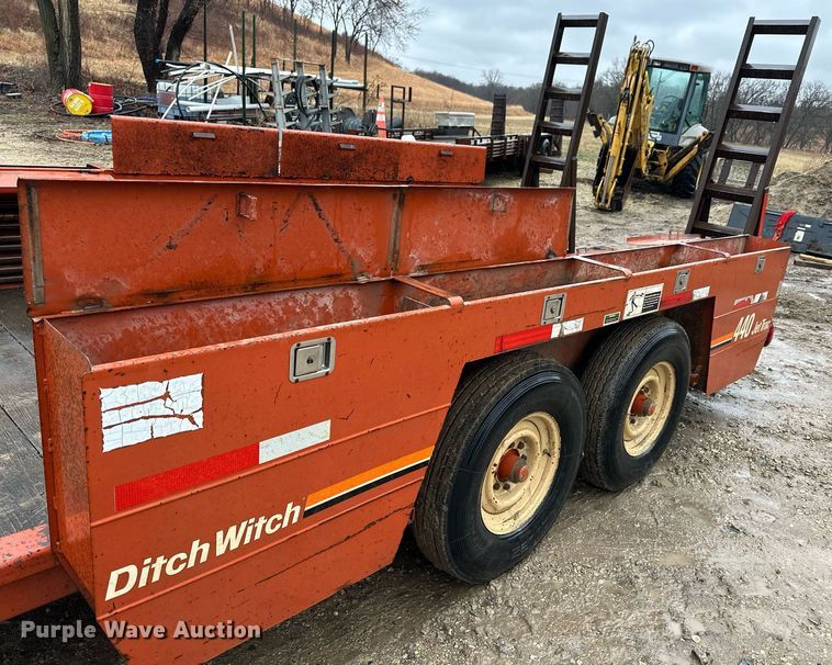 image for item MP9195 1992 Ditch Witch TP14J  equipment trailer