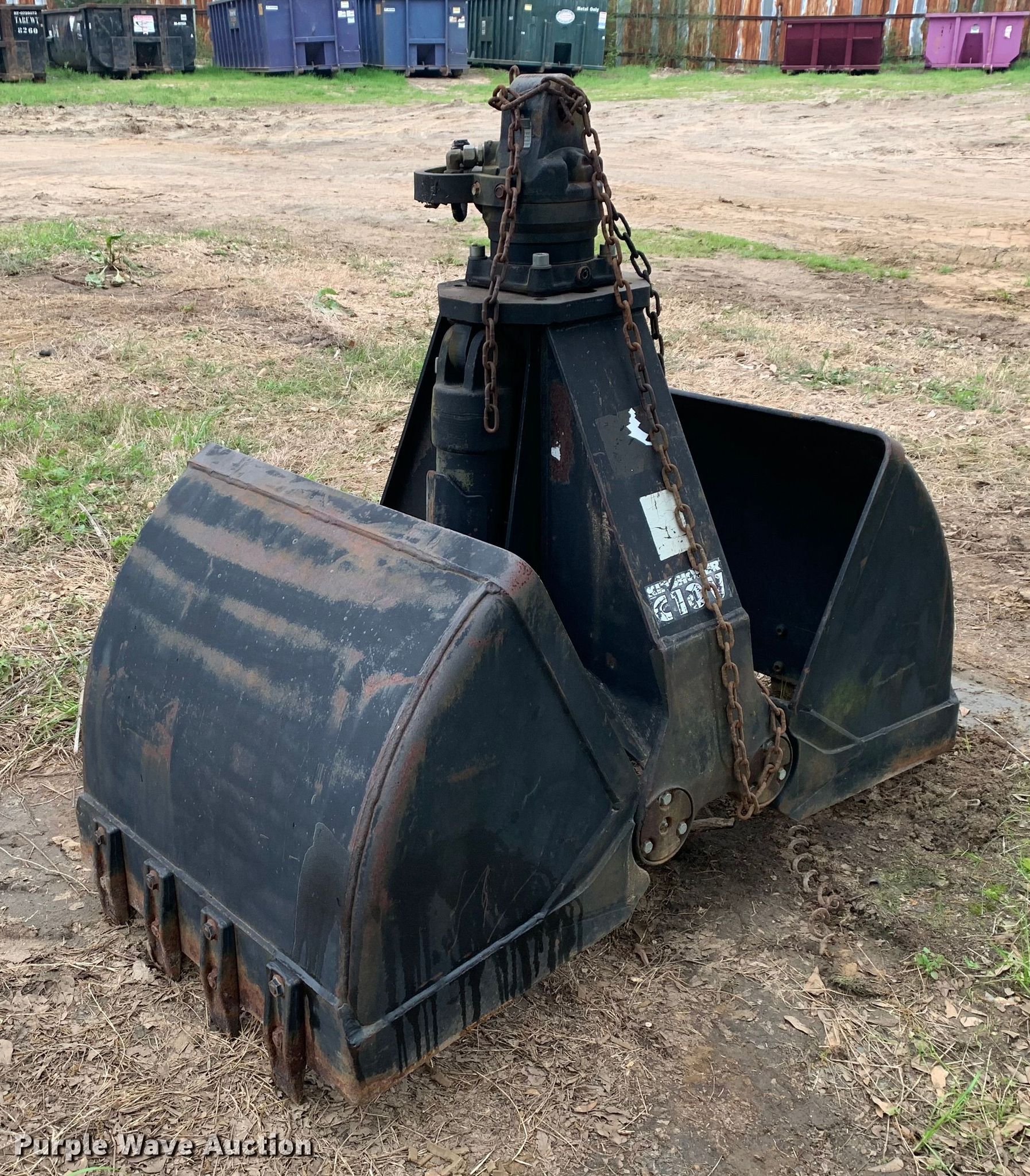 Kinshofer C10V clamshell bucket in Daingerfield, TX Item LI9123 sold