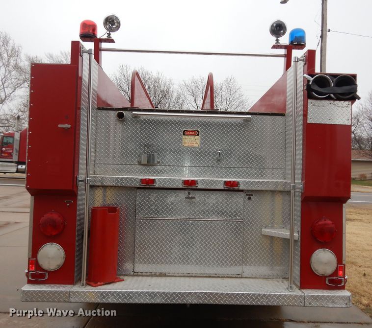 image for item DK7723 1987 Ford F700  pumper fire truck