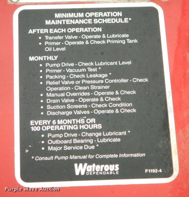 image for item DK7723 1987 Ford F700  pumper fire truck