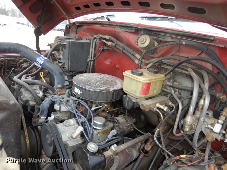 image for item DK7723 1987 Ford F700  pumper fire truck