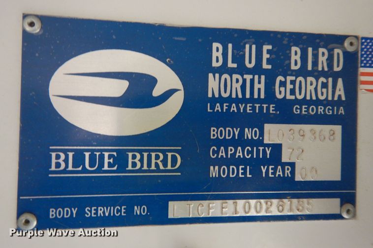 image for item DK7726 2000 Blue Bird TC2000  school bus