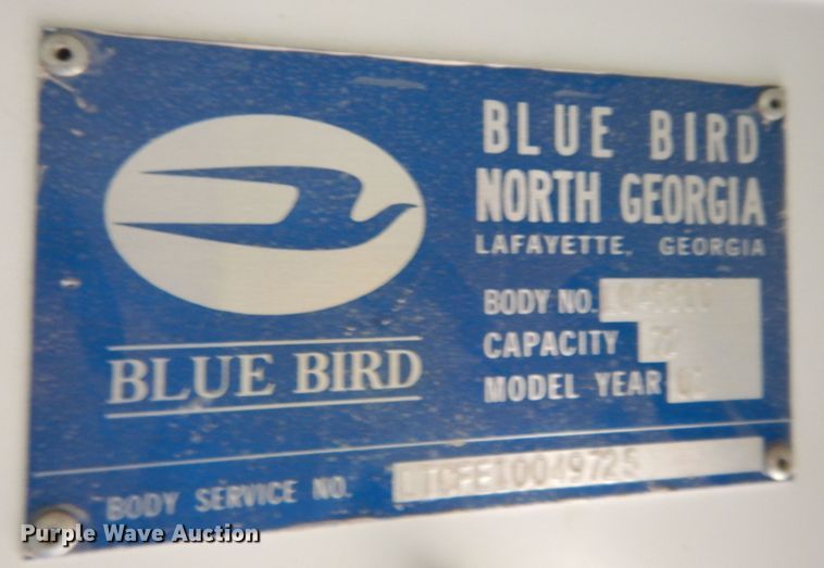 image for item DK7727 2001 Blue Bird TC2000  school bus