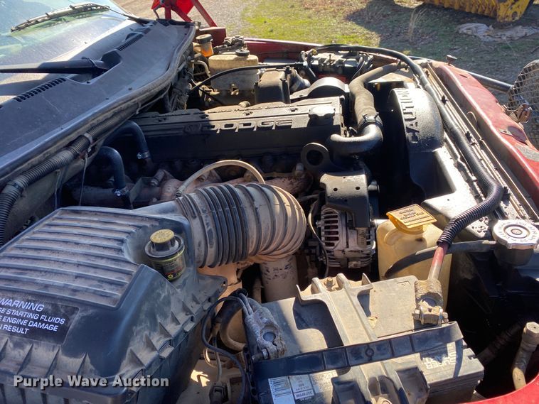 image for item DL7078 2002 Dodge Ram 3500  flatbed pickup truck