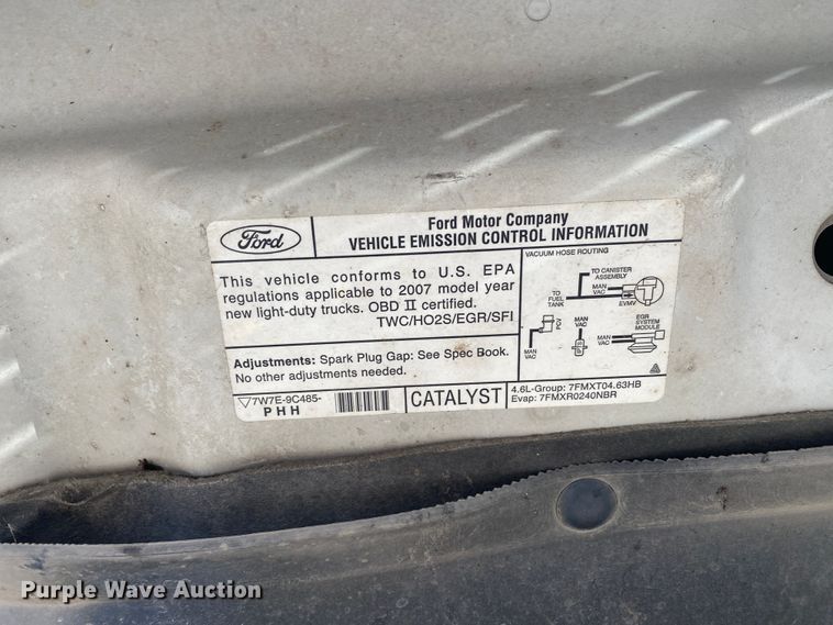 image for item DL7109 2007 Ford F150  SuperCrew pickup truck