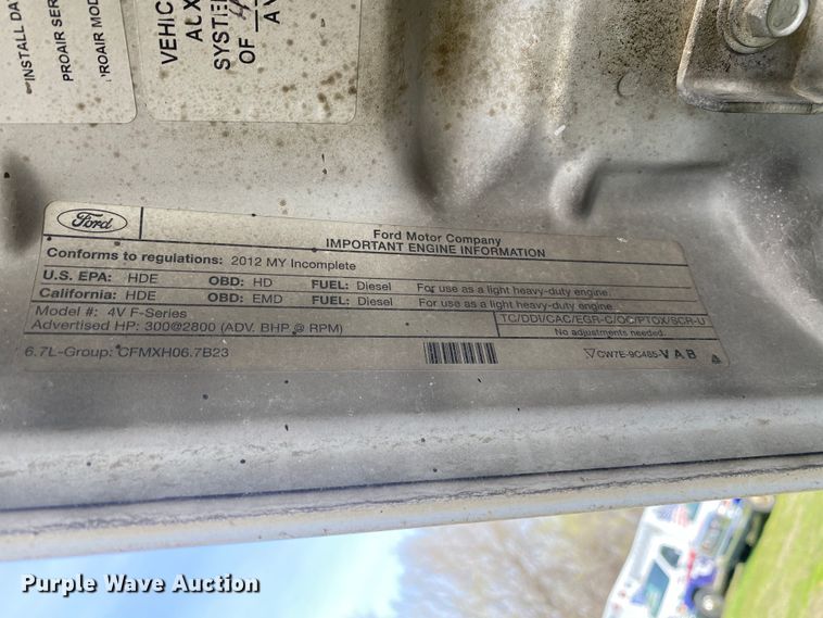 image for item DL7111 2012 Ford F450 Super Duty  ambulance