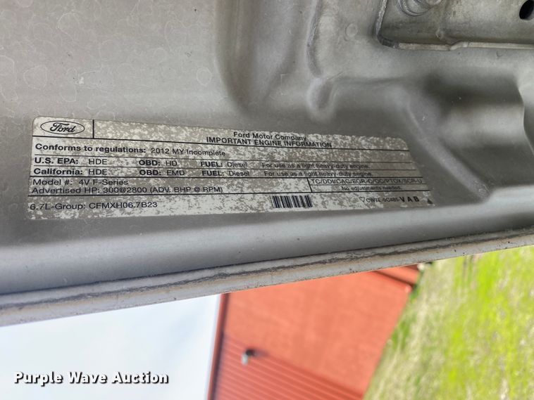 image for item DL7120 2012 Ford F450 Super Duty  ambulance