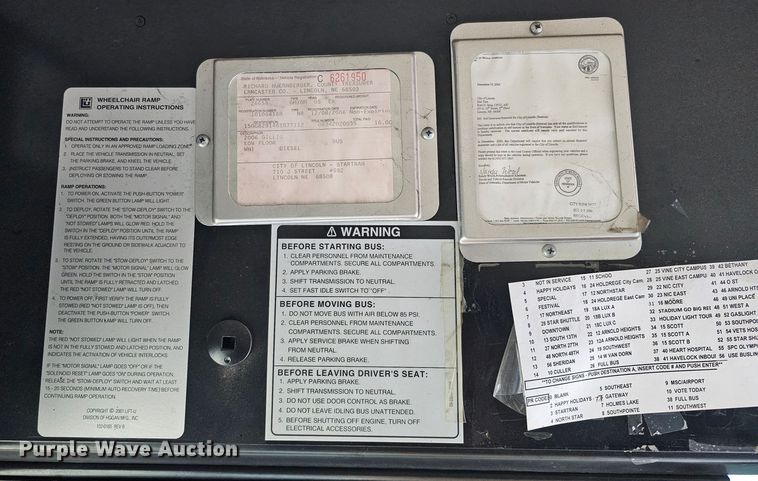 image for item DO4222 2006 Gillig G29B102N4  transit bus