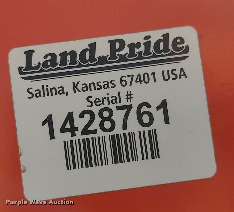 image for item DQ0400 Land Pride DB2660  side boom rotary mower