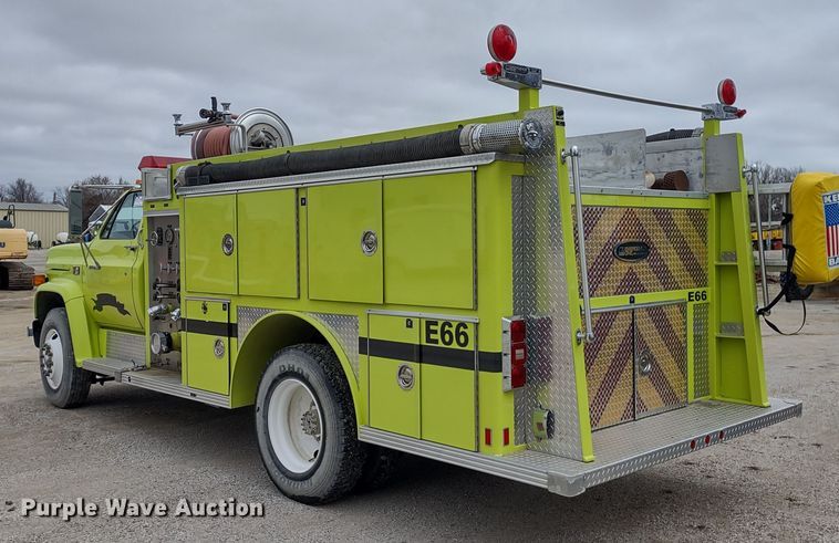 image for item DR8279 1985 GMC C7  pumper fire truck