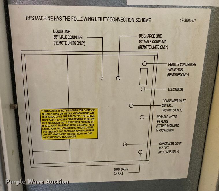 image for item HN9833 Scotsman Prodigy  ice maker