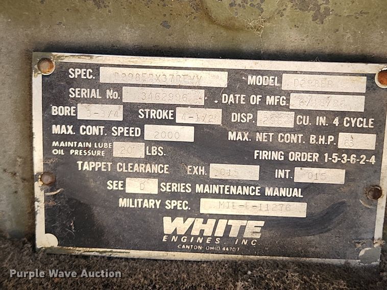 image for item JB9442 Libby Welding MEP005A  generator