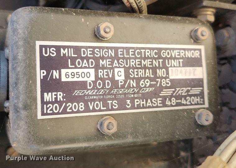 image for item JB9443 Libby Welding MEP007B  generator