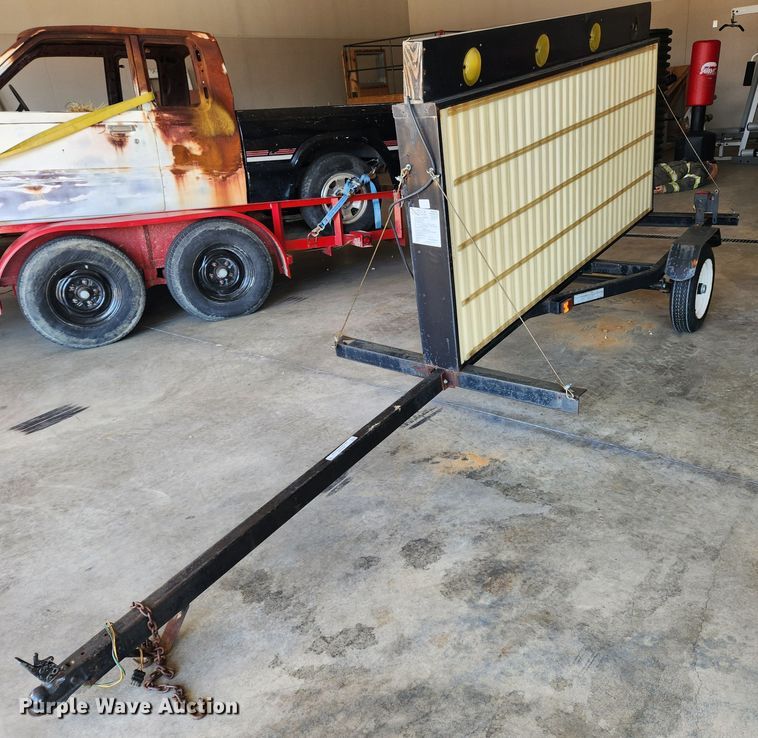 image for item JB9486 Shop built  sign board trailer