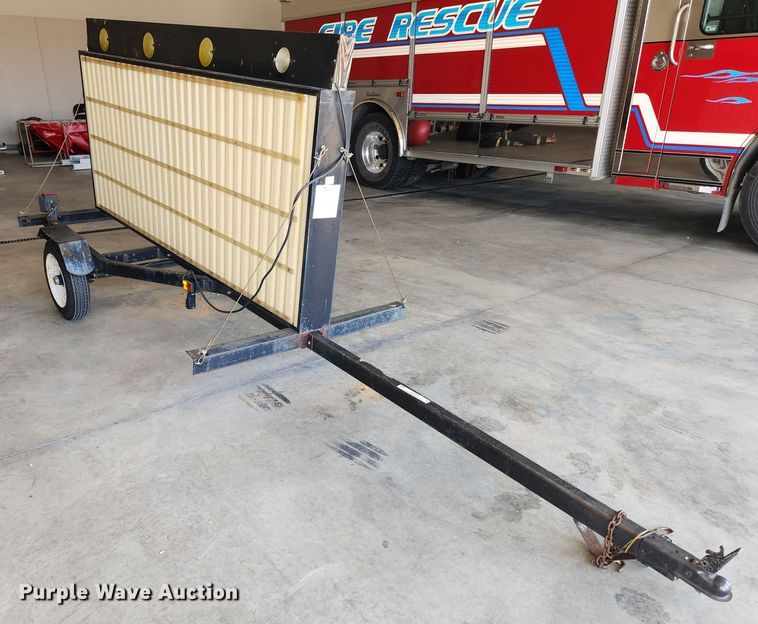 image for item JB9486 Shop built  sign board trailer