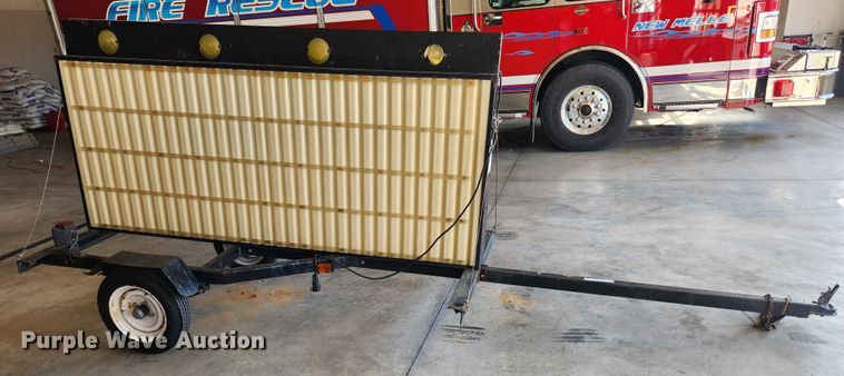 image for item JB9486 Shop built  sign board trailer