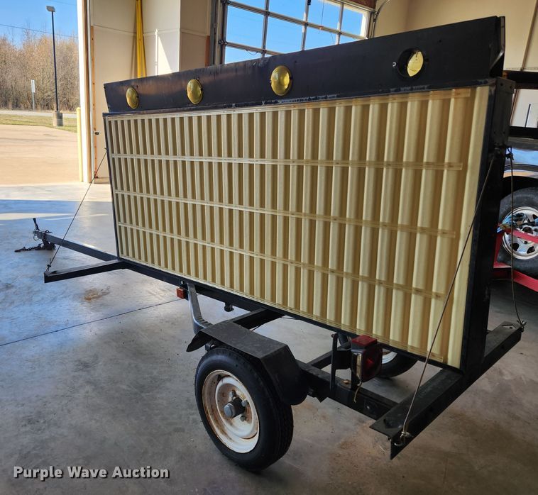 image for item JB9486 Shop built  sign board trailer