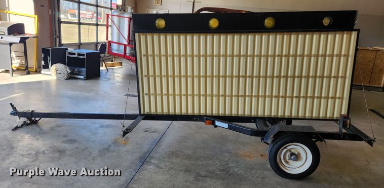 image for item JB9486 Shop built  sign board trailer