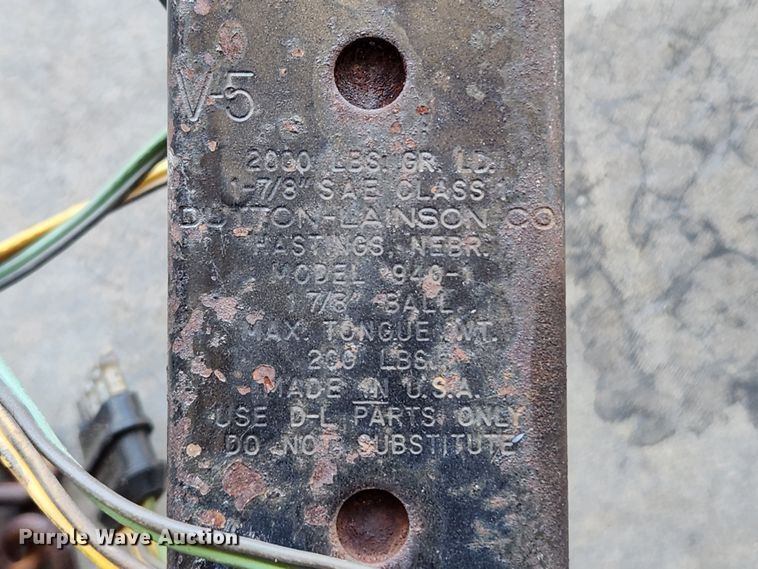 image for item JB9486 Shop built  sign board trailer