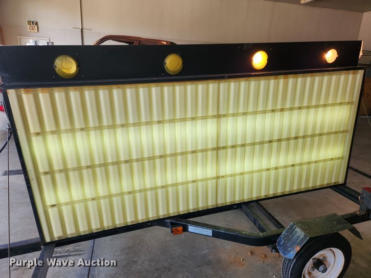 image for item JB9486 Shop built  sign board trailer