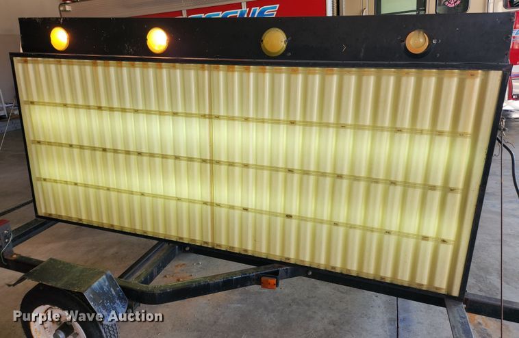 image for item JB9486 Shop built  sign board trailer