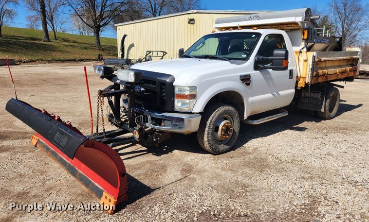 image for item JB9491 2008 Ford F350 Super Duty XL  dump bed pickup truck