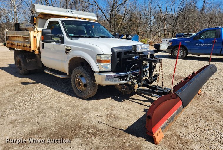 image for item JB9491 2008 Ford F350 Super Duty XL  dump bed pickup truck
