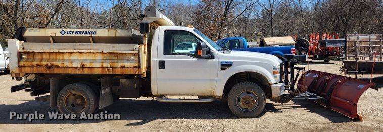 image for item JB9491 2008 Ford F350 Super Duty XL  dump bed pickup truck