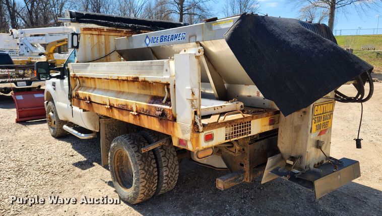 image for item JB9491 2008 Ford F350 Super Duty XL  dump bed pickup truck