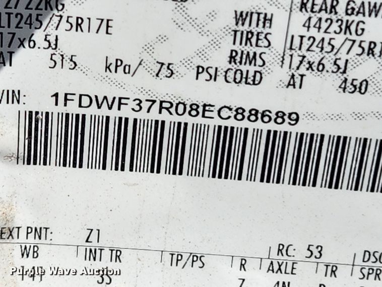 image for item JB9491 2008 Ford F350 Super Duty XL  dump bed pickup truck