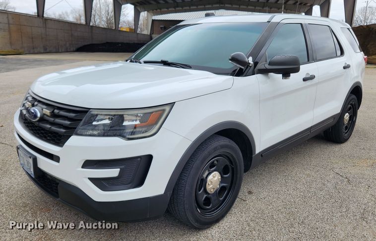 image for item JB9501 2017 Ford Explorer Police Interceptor  SUV