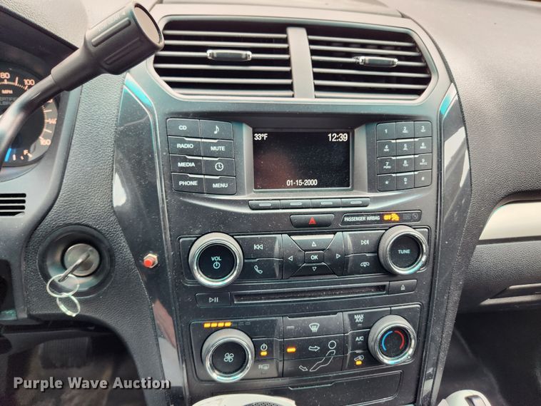 image for item JB9501 2017 Ford Explorer Police Interceptor  SUV