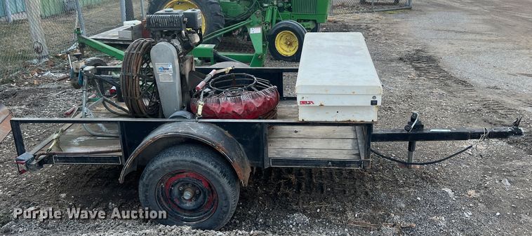 image for item JU9659 1989 Starlite  sewer auger trailer