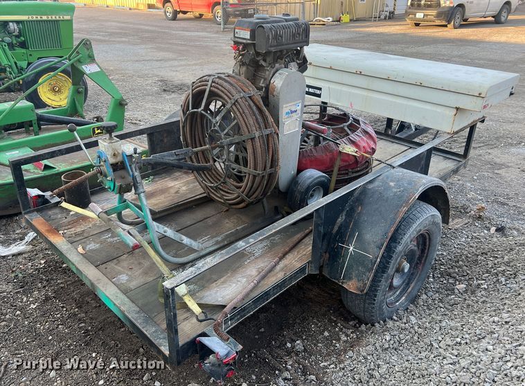 image for item JU9659 1989 Starlite  sewer auger trailer